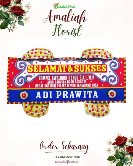 Papan Bunga Ucapan Selamat Kelua